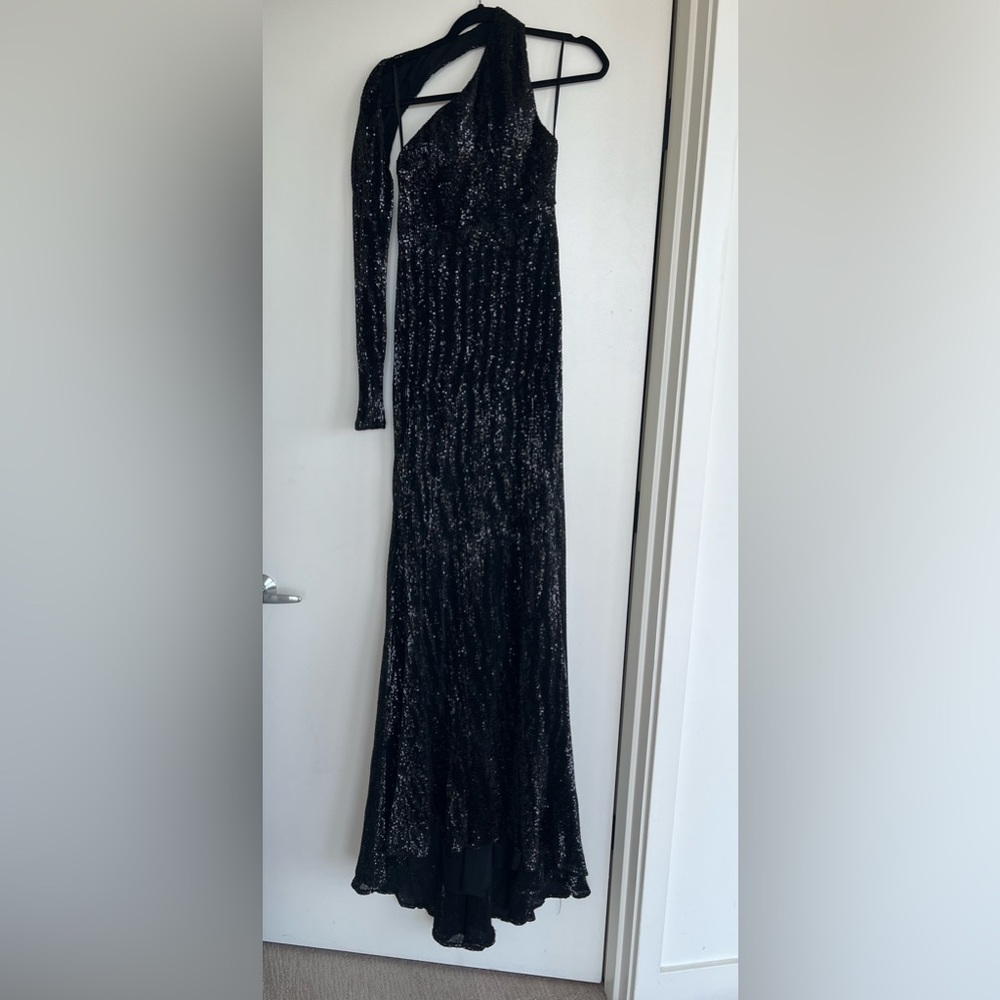 Stunning Fully Sequin, Floor Length One Shoulder Gown